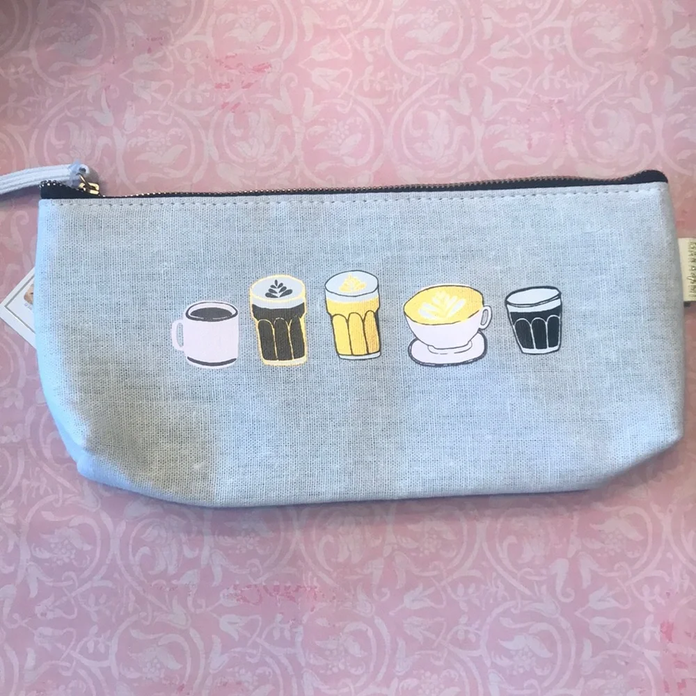 Mara Mi Canvas Pouch with Enamel Pin